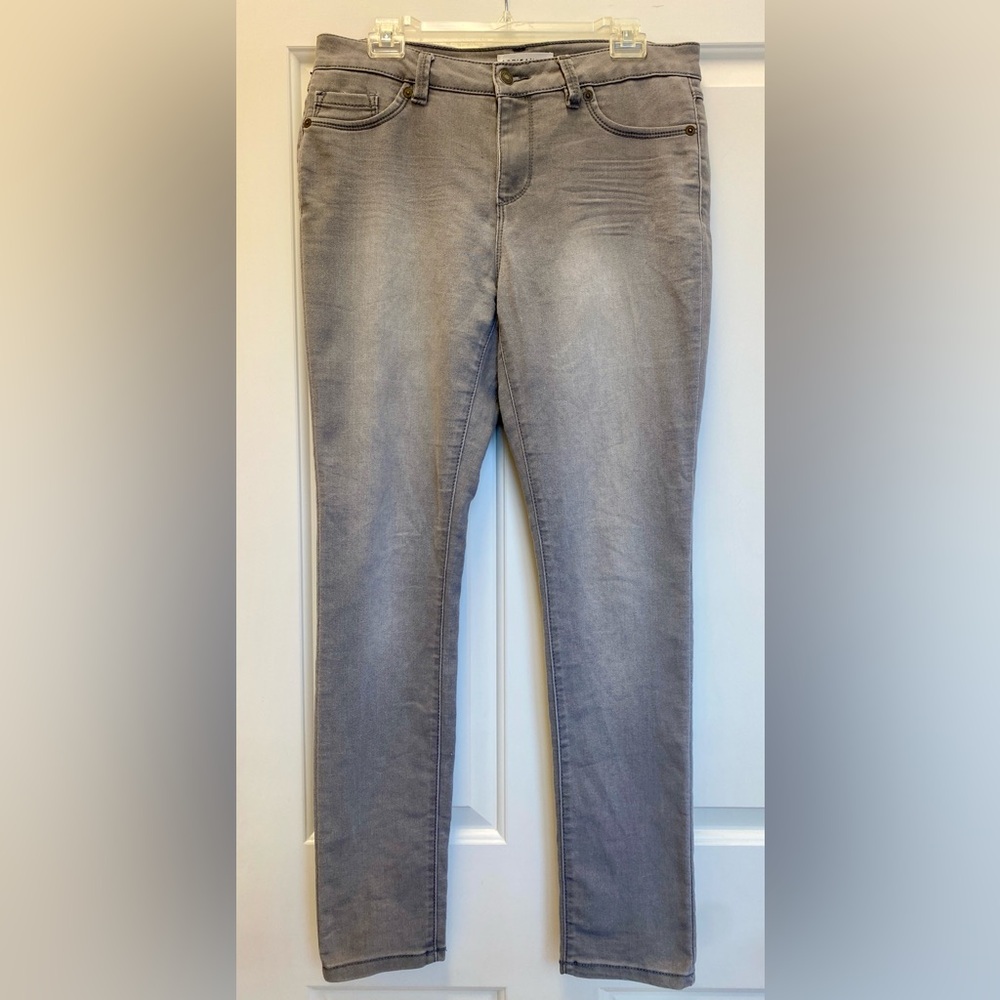 Artisan NY Women's Slim Jeans, Gray, Size 10